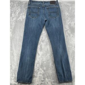 Lucky Brand 121 Heritage Slim Jeans Mens 32x34 Blue Denim Straight Fit